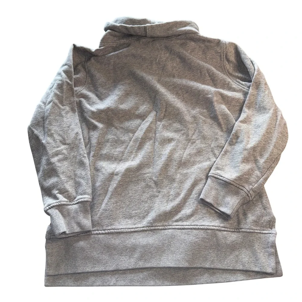 Polo Ralph Lauren Sweatshirt Small Gray Funnel Neck Pony Logo Pullover Hoodie